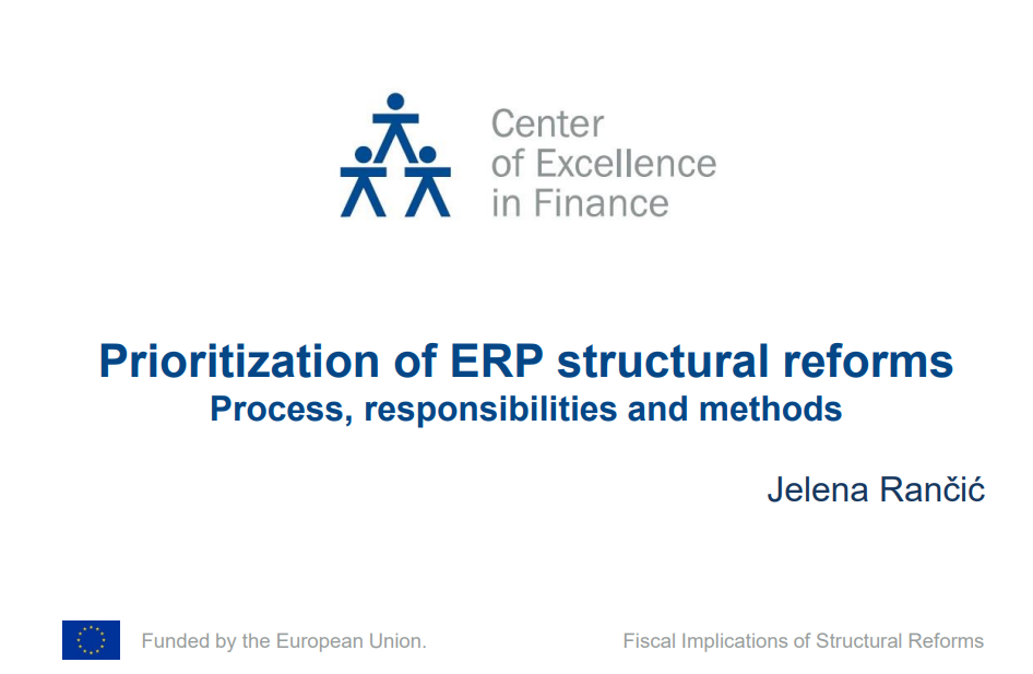 PPT_The prioritization of ERP Structural Reforms